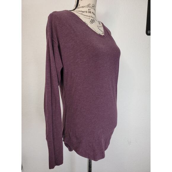 Lululemon Basic Tee Womens 6/8 Plump Relaxed Long Sleeves - Picture 3 of 8